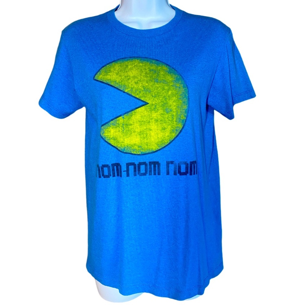 PAC-MAN Nom Nom Nom Novelty Graphic Tee Men’s Size Small